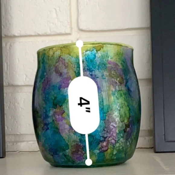 Hand Painted Multi-Use Jar/Vase - Picture 5 of 9